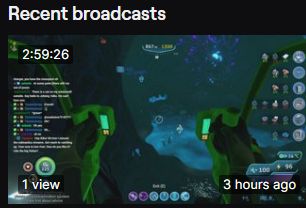 Recent broadcasts showing the stream that started 3 hours ago was 2 hours and 59 minutes long, indicating I just missed it
