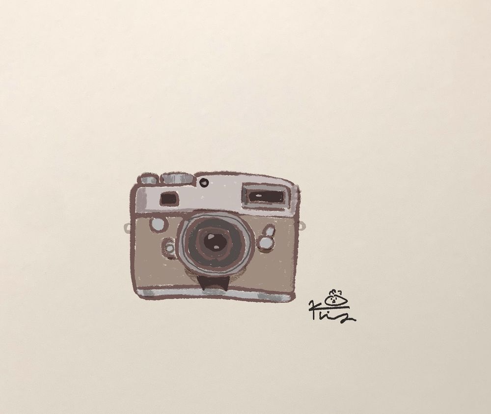 レトロな感じのカメラ
