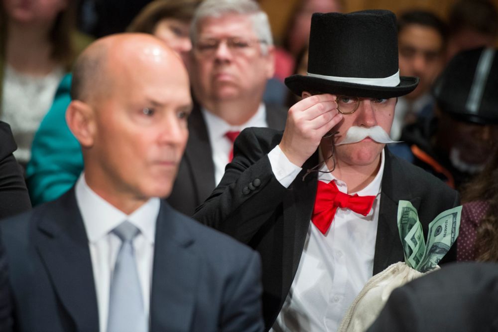 'Monopoly Man' Who Photobombed the Senate Equifax Hearing