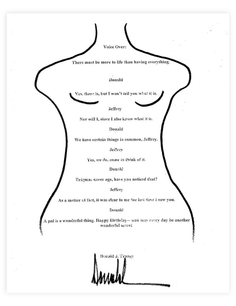 Donald Jail Trumps poem to Jeff Epstein, one of his very best besties!