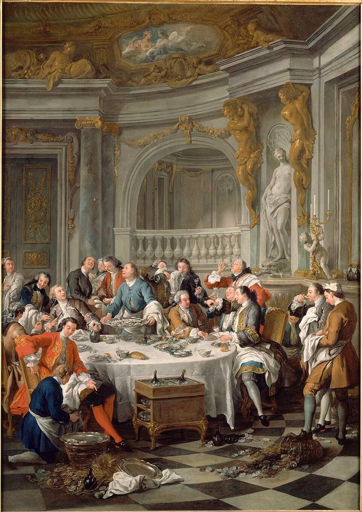 Painting the Oyster lunch