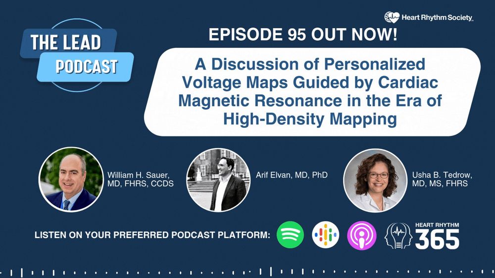 [Ep. 95] A Discussion of Personalized Voltage Maps Guided by Cardiac Magnetic Resonance in the Era of High-Density Mapping  

#EPeeps #medpod #podcast #CardioTwitter #EPTwitter #PodcastAndChill #HRS365