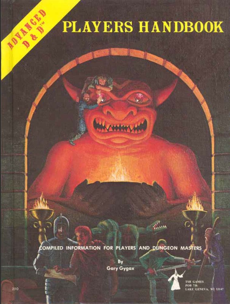 AD&D First Edition Players Handbook Cover