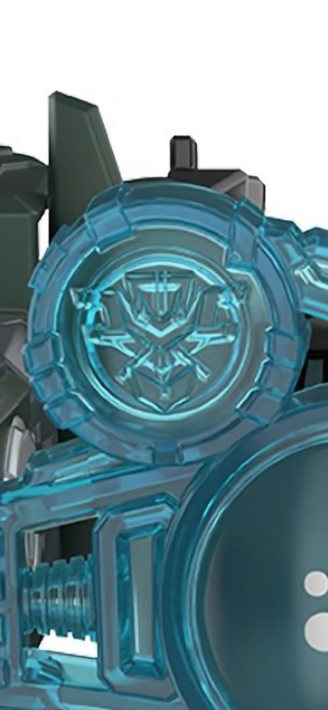 Zoomed in image of the left side (his right) of the lens, showing a mysterious symbol in it.