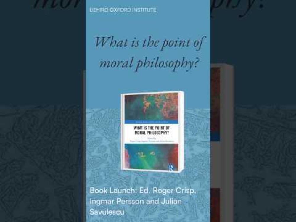 What is the point of moral philosophy?