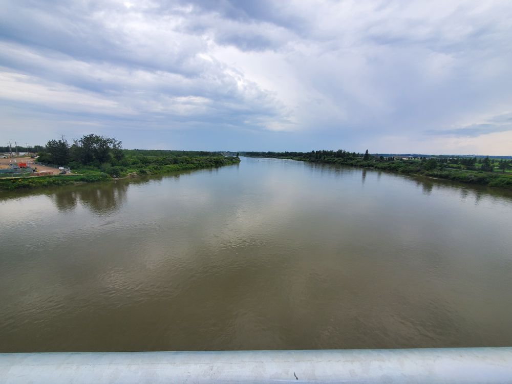 View of the North Saskatchewan River.