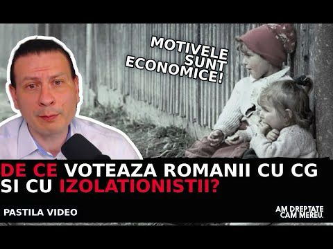 DE CE VOTEAZA ROMANII CU GEORGESCU SI IZOLATIONISTII? MOTIVELE SUNT ECONOMICE!