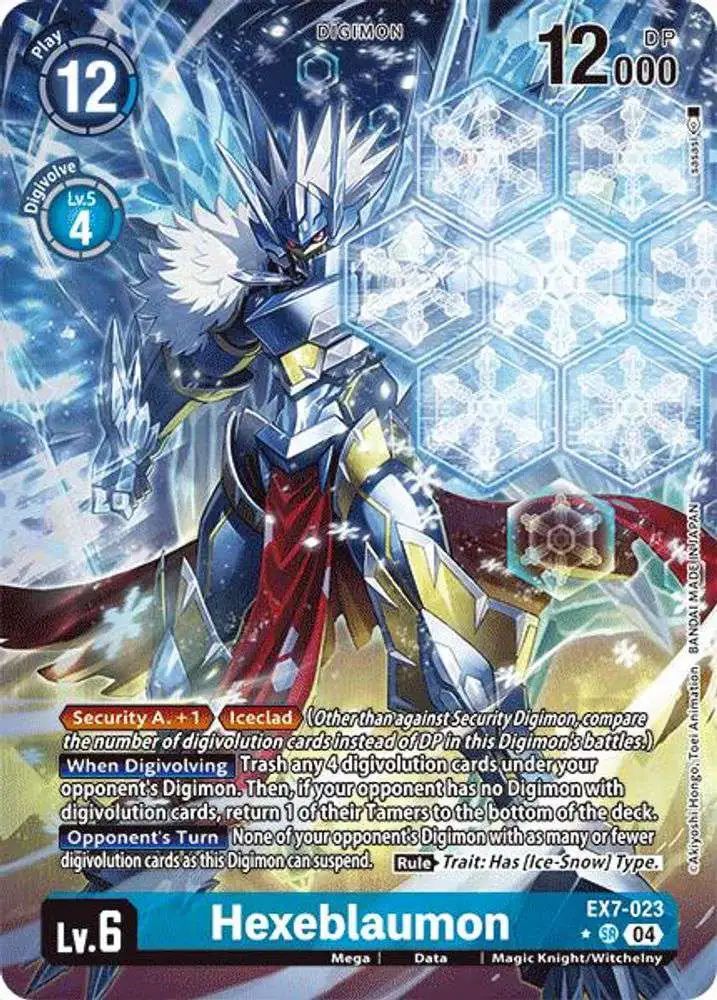 Digimon TCG EX7 Hexeblaumon alt art