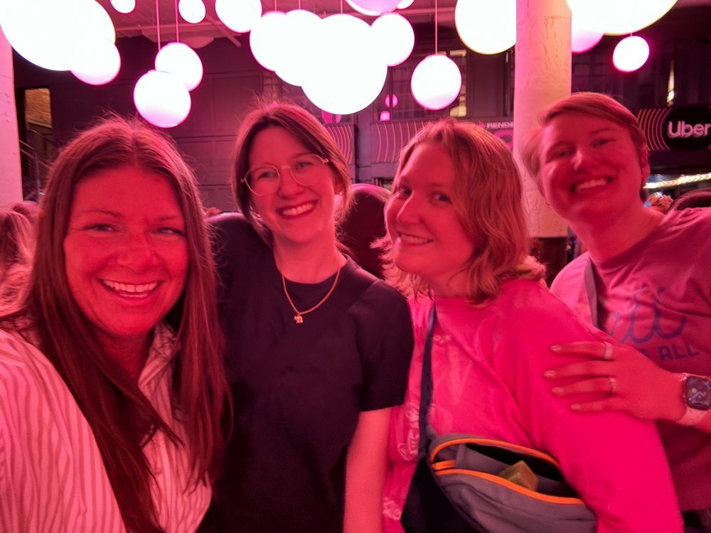 Left to right, Alyssa Nicoll, Kathryn Grayson Nanz, Abbey Perini, Kayla Sween