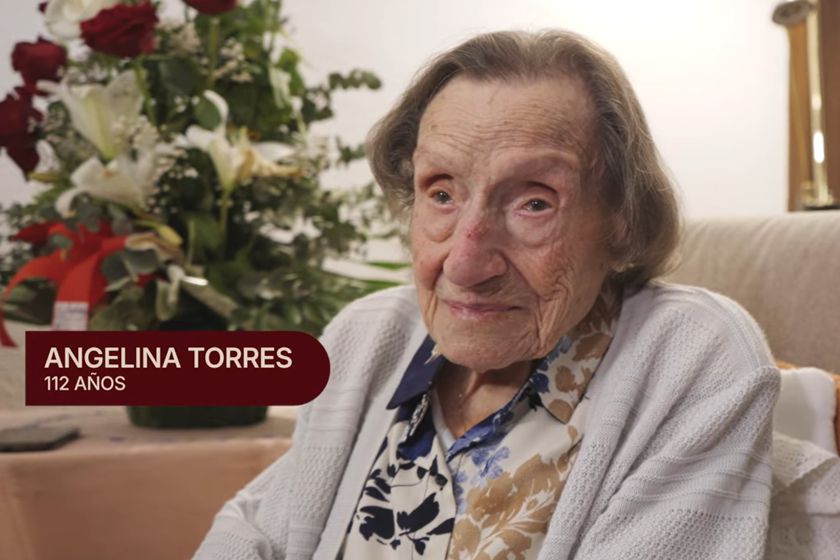 La sorprendente receta de Angelina Torres para vivir 112 años: "un helado al día" 