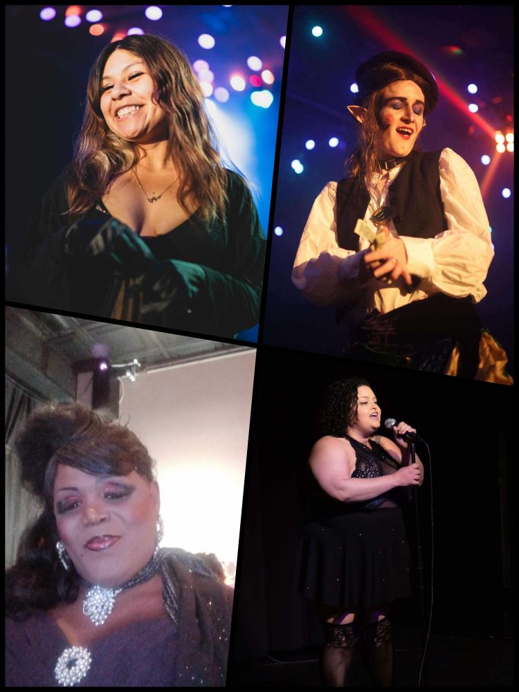 Kali Elvana 
Earl D'gay 
Michelle Diamond 
Carmen Curvaceous