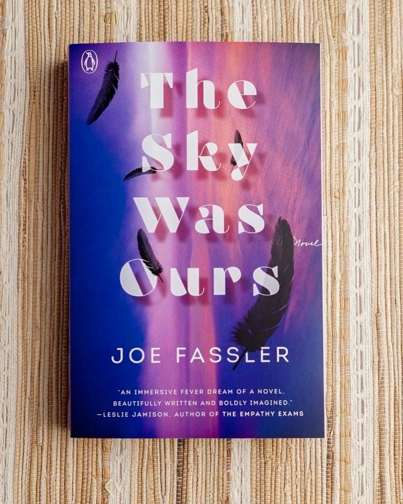 The Sky Was Ours by Joe Fassler on a cloth surface