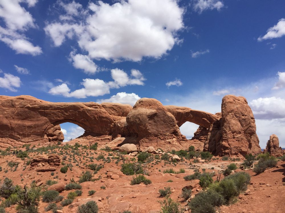 Windows formation at arches national Park