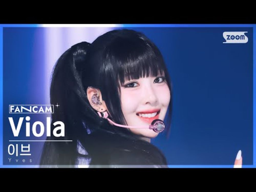 [안방1열 직캠4K]이브  'Viola' (Yves FanCam) @SBS Inkigayo 241117