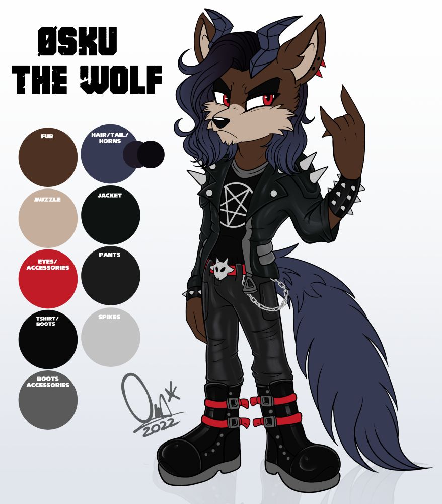 Metalhead furry