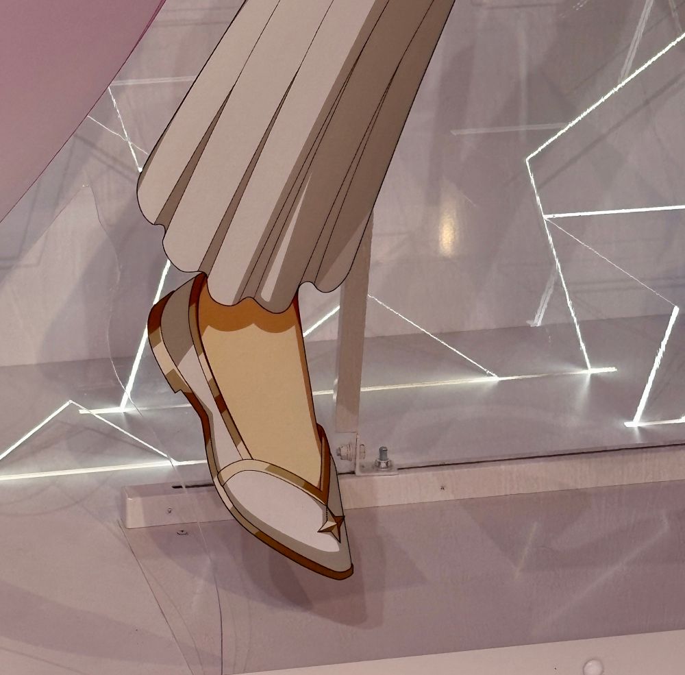 すべすべの右足