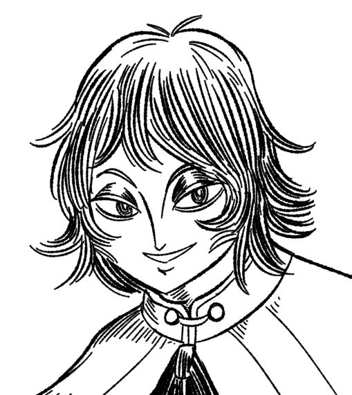 a sketchy picture of a gothy girl 