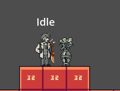 my character next to a vase, undestroyed