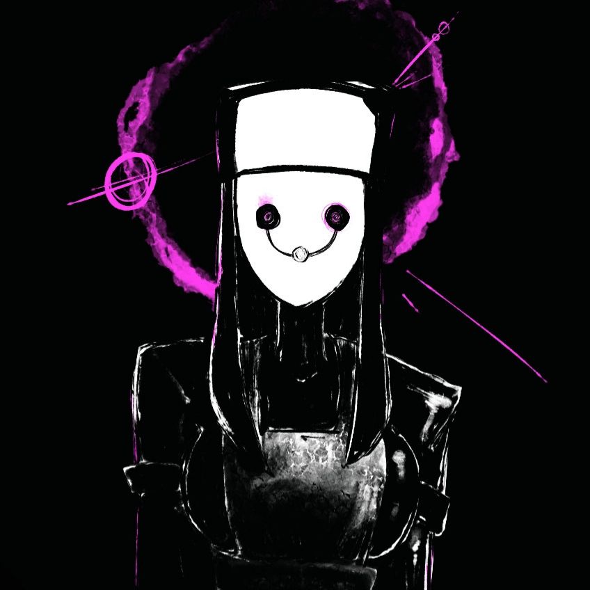 xyrene from gears x gems by corruptivespirit (illustrated addition on itch.io literally rn)