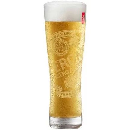 A tall vase of peroni
