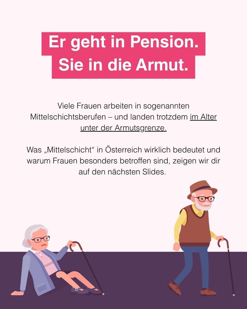 ein Mann und eine Frau mit Gehstöcken