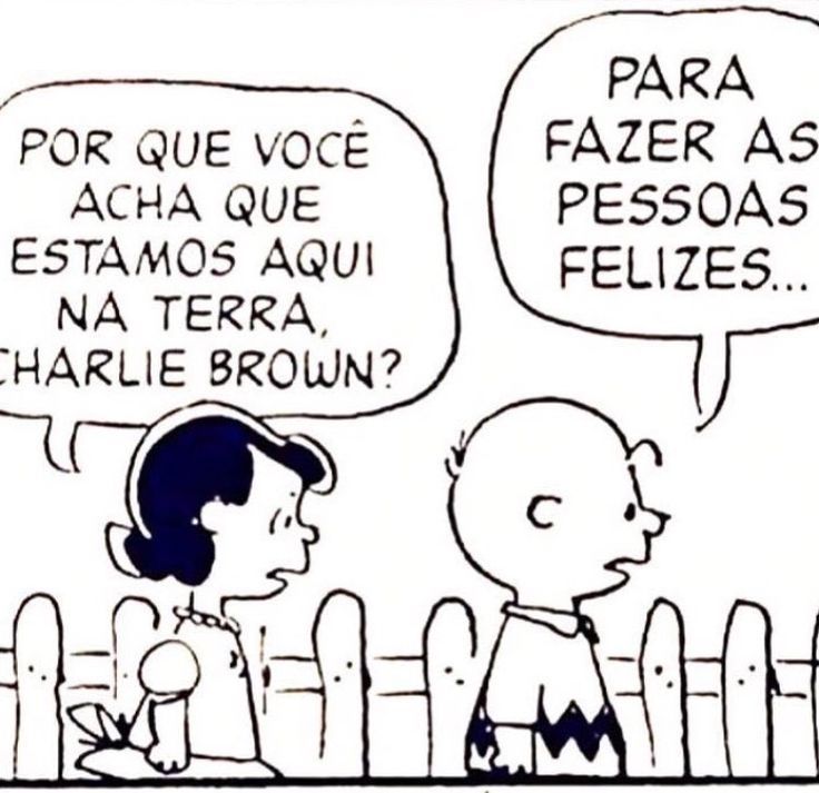 Tirinha Turma do Charlie Brown. Schulz