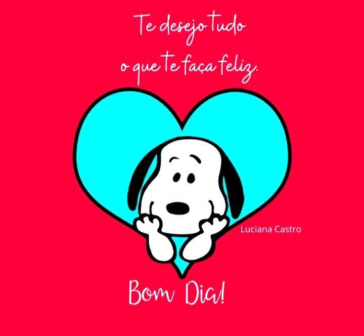 Te desejo tudo o que te faça feliz. Luciana Castro 