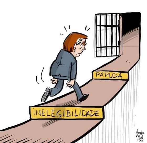 Charge por Nando Motta 