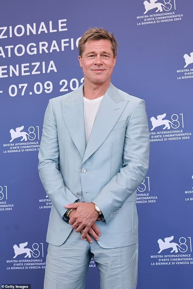 Brad Pitt em Venice em Setembro de 2024. Crédito: Getty Images 
