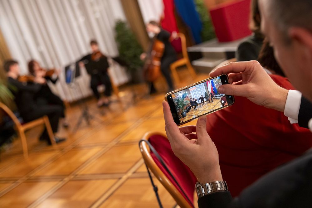 BOKUstrings at Vienna City Hall. Photo: Christoph Gruber | BOKU University