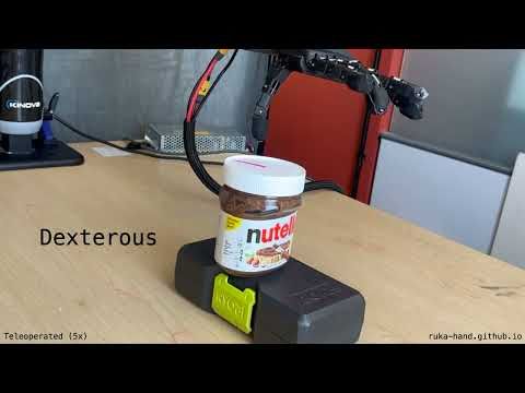 RUKA: Rethinking the Design of Humanoid Hands with Learning