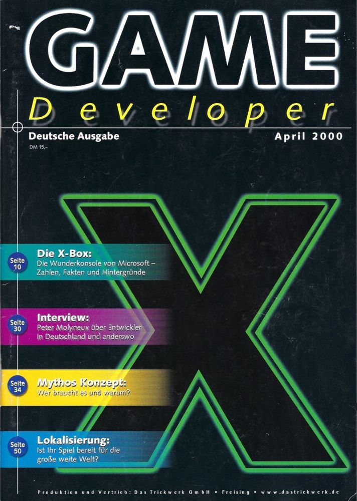 Game Developer Deutsche Ausgabe! 
