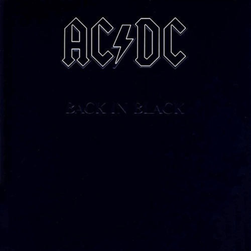 The cover of AC/DC’s Back in Black