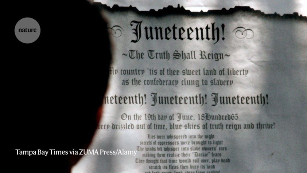 Why Juneteenth matters for science