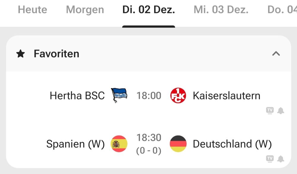 Ansetzungen für Fußball Dienstag dfbpokal und Nationsleague Finale 