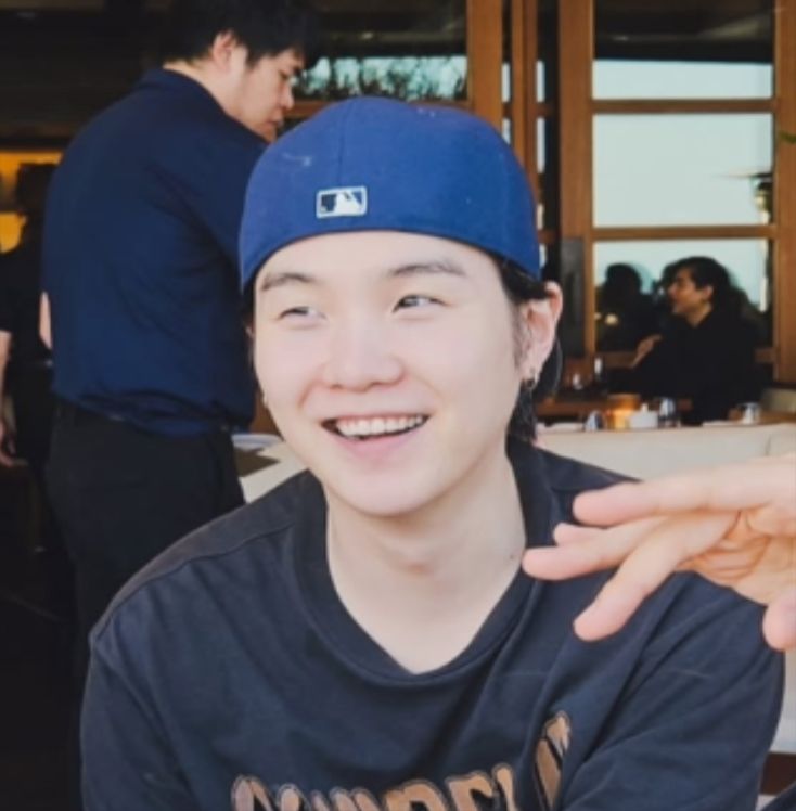 min yoongi (suga) of bts, from an instagram post by jimin of bts on 250806