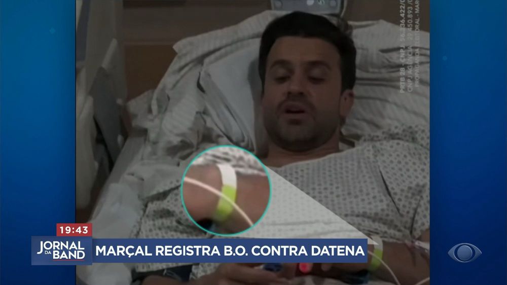 Band faz matéria jornalística sobre s pulseira verde do candidato acusado de ter vínculo  com o PCC e que levou um pau de um Velho, Pablo Marçal