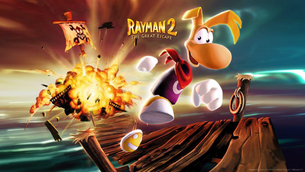 Rayman 2 The Great Escape promo art