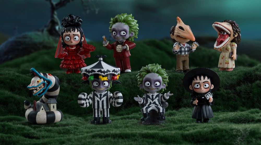 Pop Mart Introduces Beetlejuice Mini Figures | popgeeks.com