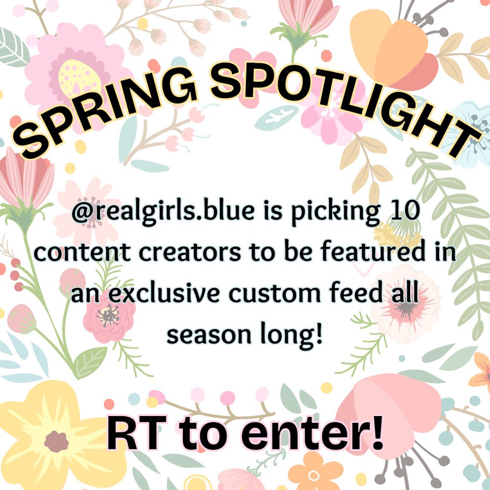 flyer for the Spring Spotlight feed
