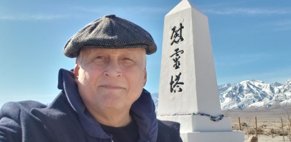 Memorial at the concentration camp cemetery.  