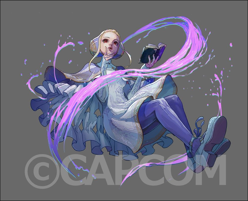 Ingrid's new design from Street Fighter 6. Serious alien vibes here.