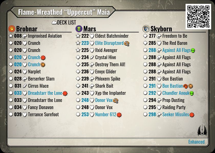 Flame-Wreathed “Uppercut” Maia