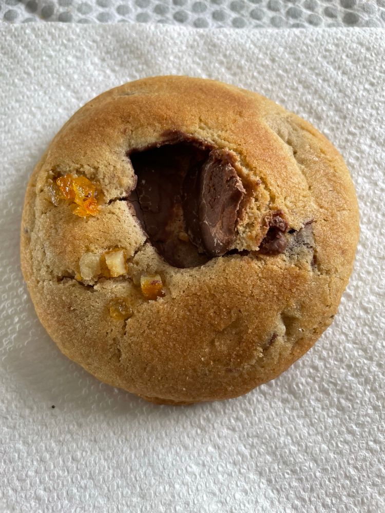 Milk Chocolate and Orange Cookie from Ben’s Cookies in London 