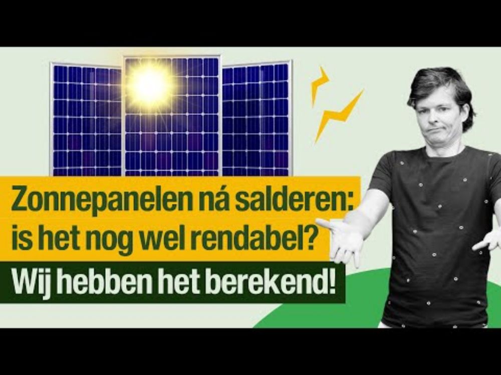 Zonnepanelen na salderen: WAT LEVERT HET OP?