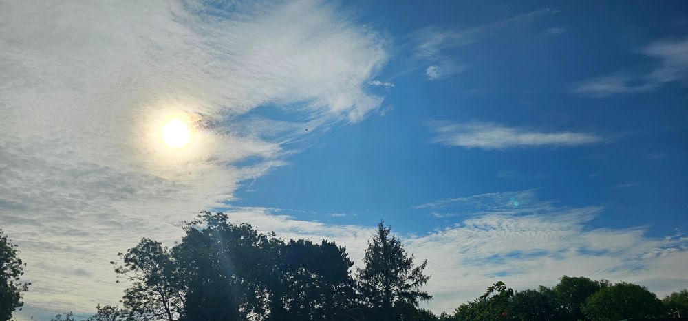 The Eastern sky in Tonbridge this morning 