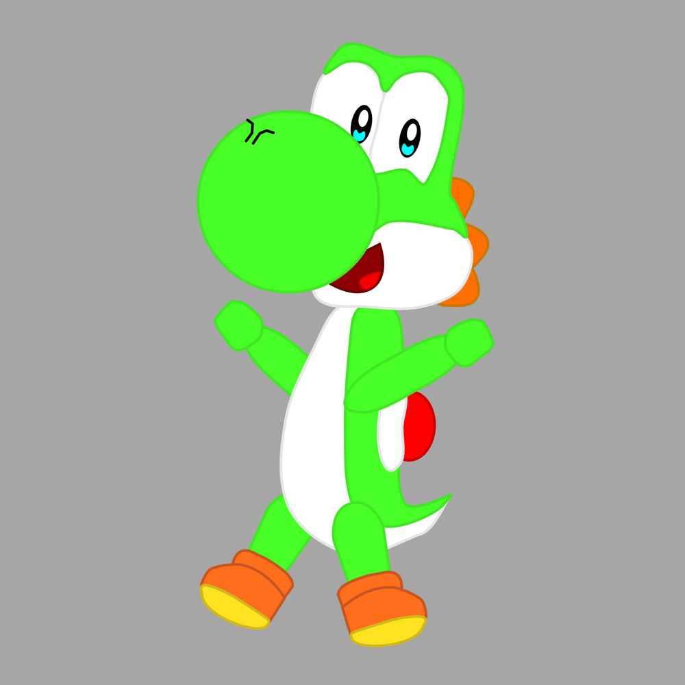 Fanmade 2D render made using a puppet rig that was created circa April 2021, internally named "Yoshi_SNL_Animated_Short".