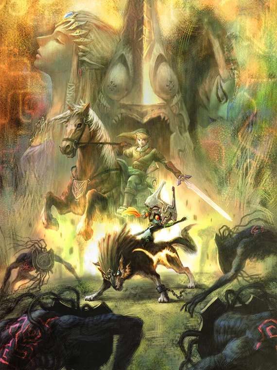 Zelda Twilight Princess Official Artwork