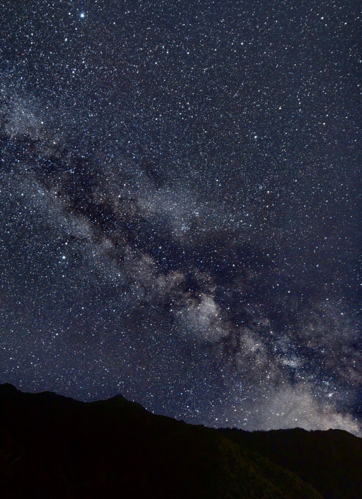 The Milky Way in the night sky.