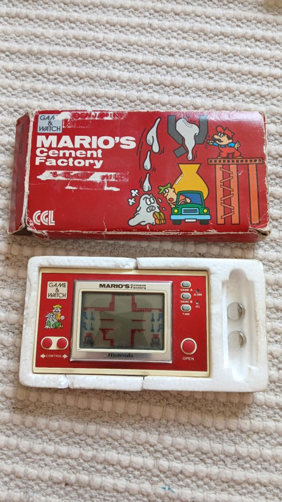 Mario's Cement Factory game